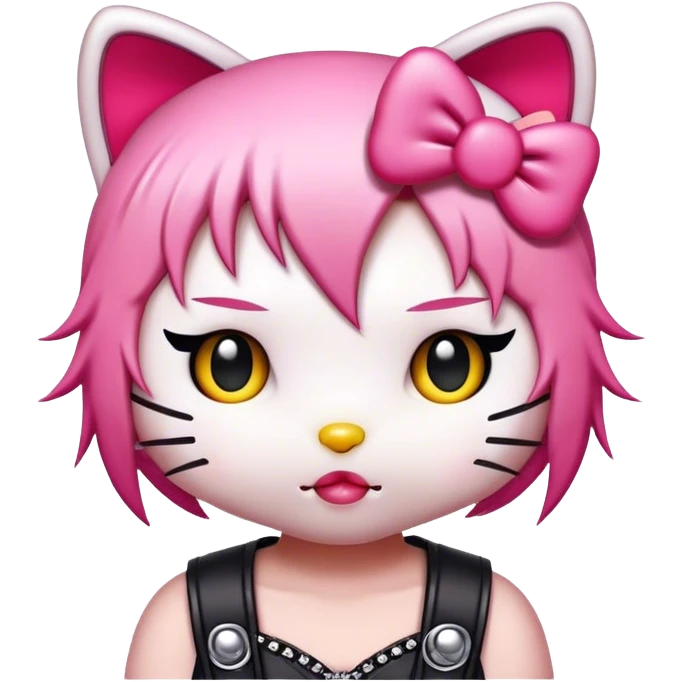  kawaii punk hello kitty emoji