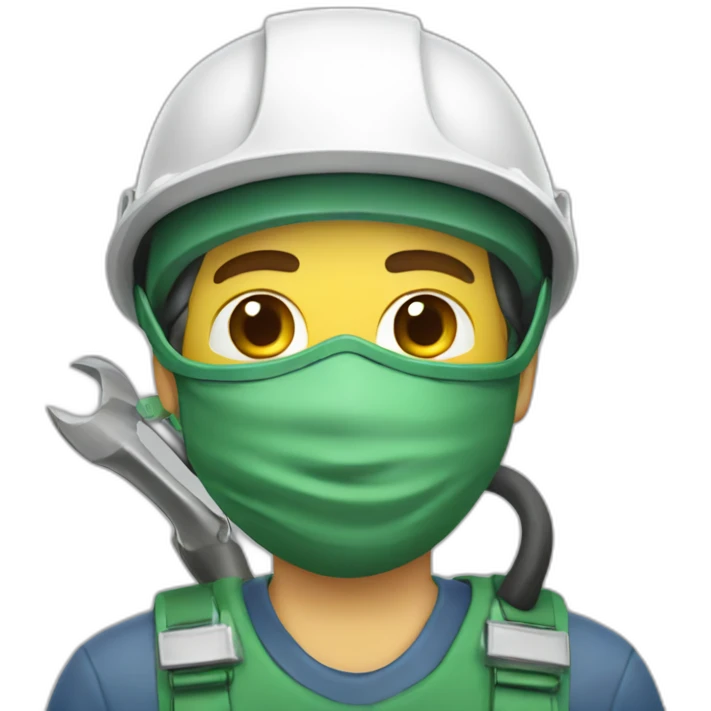Supersonic tree surgeon emoji