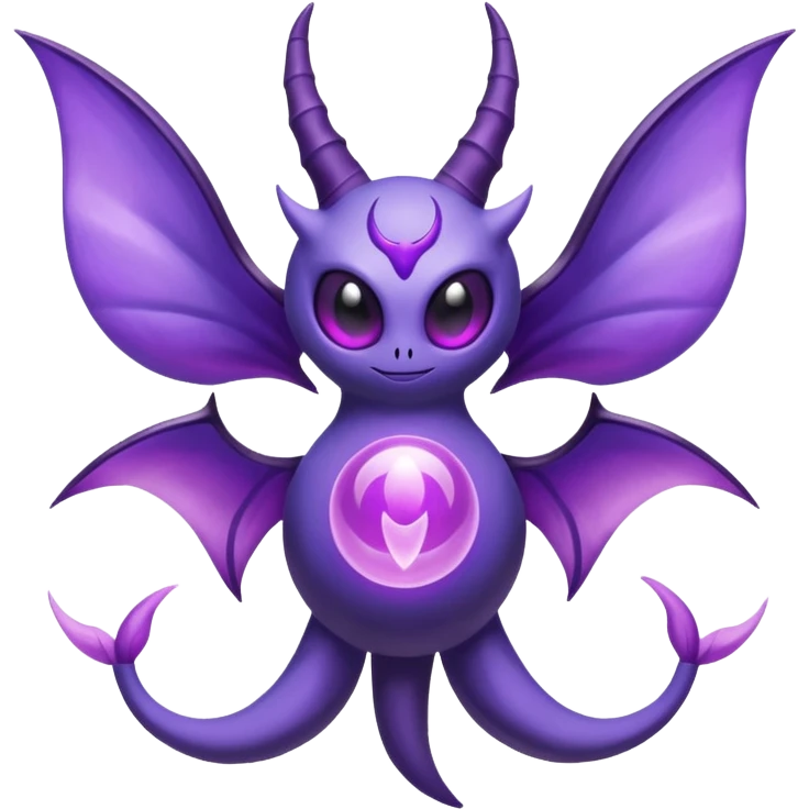 Lunala-Mismagius-Fakémon-hybrid-creature (full body)  emoji