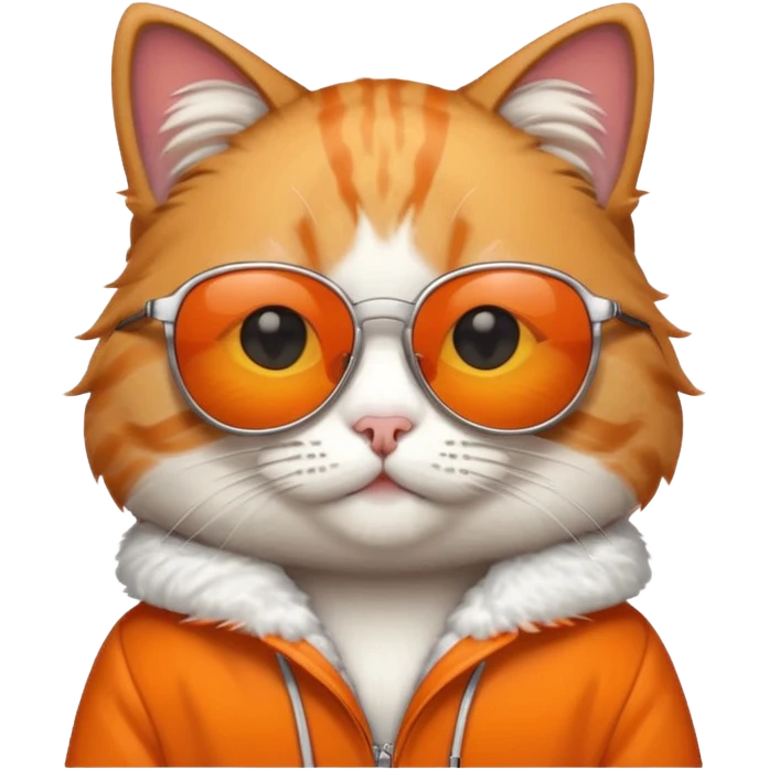 Cat wearing sunglasses emoji