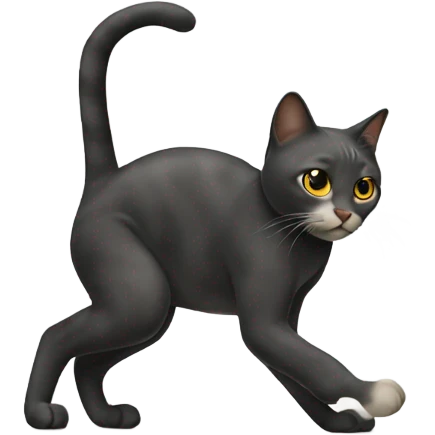 Cat twerking emoji