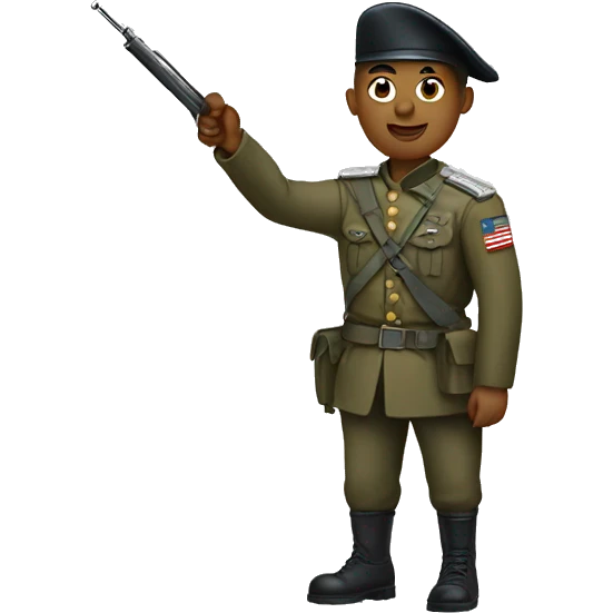 one-legged soldier emoji