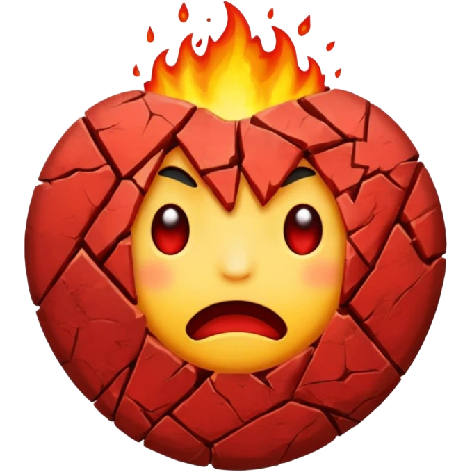 rock with fever emoji emoji