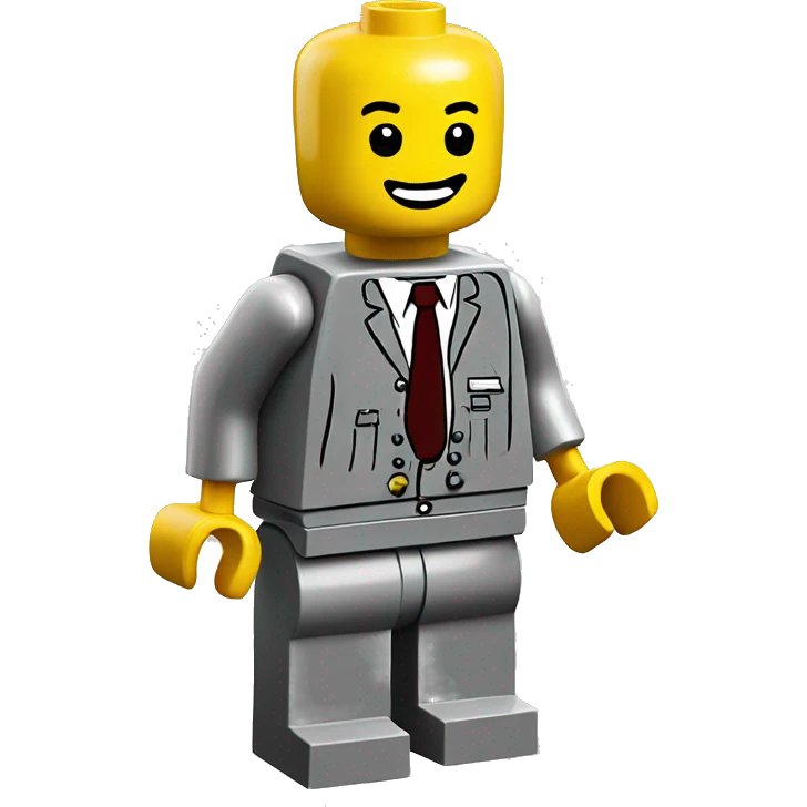Lego man playing emoji