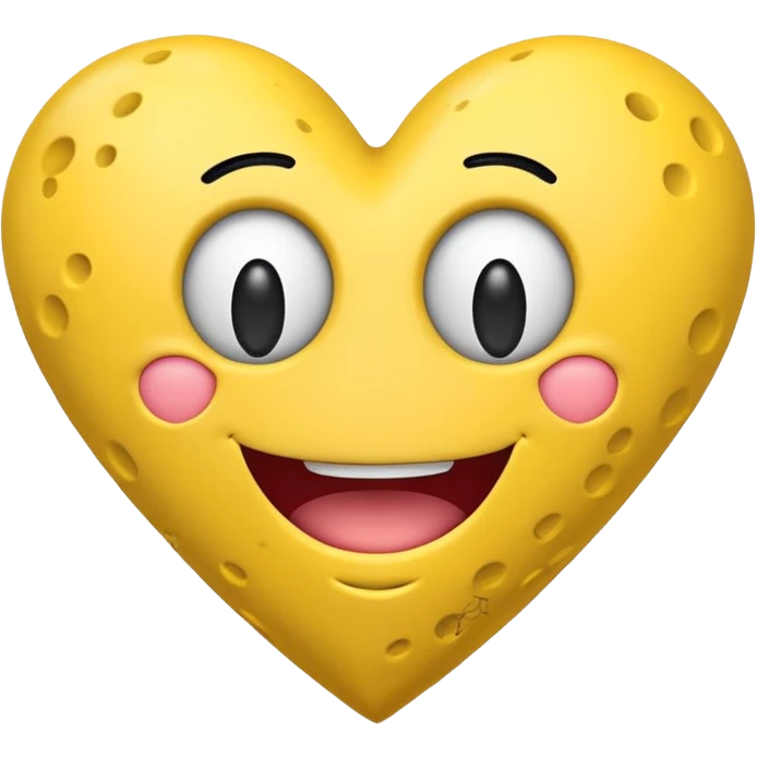 heart shaped doodle bob emoji