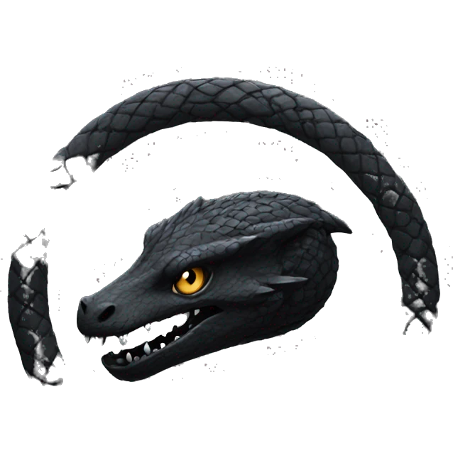 black Ouroboros  emoji