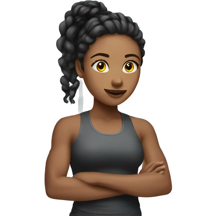 create Girl in the gym emoji