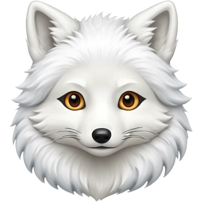 white fox emoji