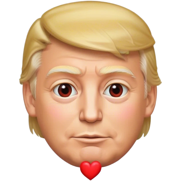 Trump heart emoji