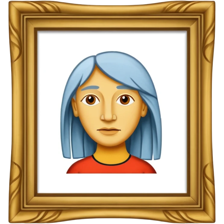  picasso painting frame emoji