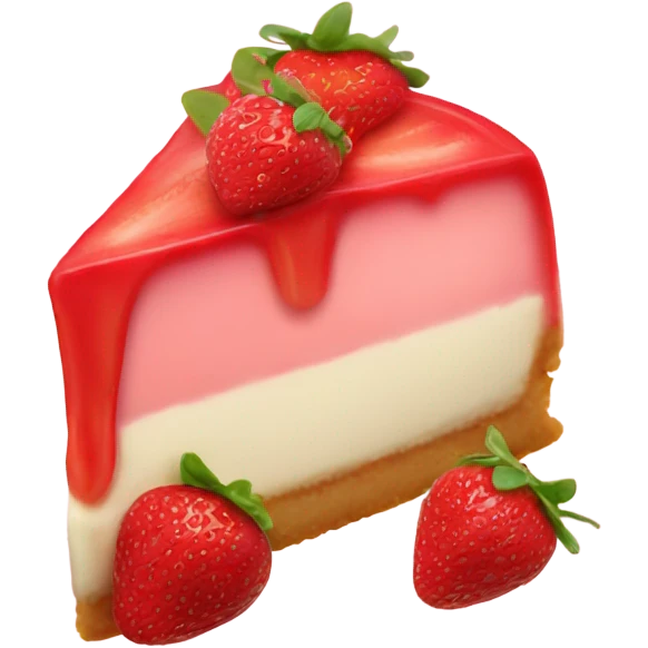 strawberry cheesecake emoji