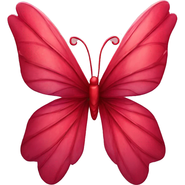 Crimson Fairy wings emoji