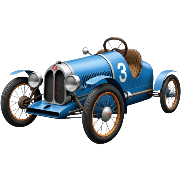 Lowered Bugatti cyclekart emoji