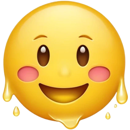 Cute Sweating smiley emoji emoji