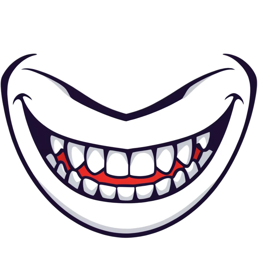 Vampire teeth emoji