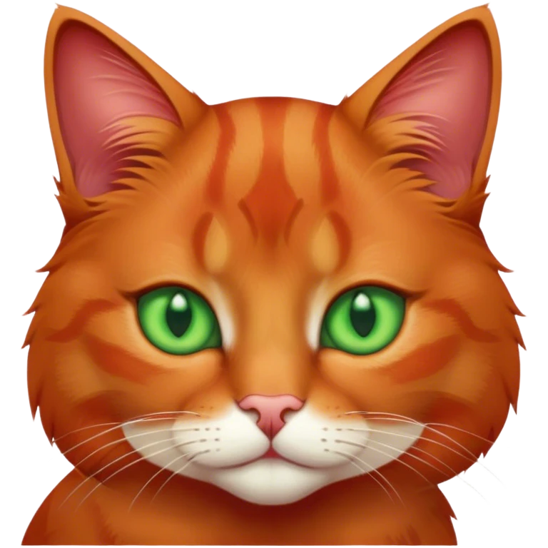 the red cat with doreen eyes emoji