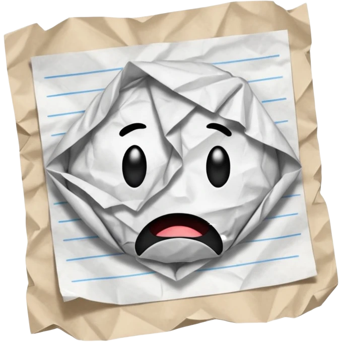 Exam with a fail emoji