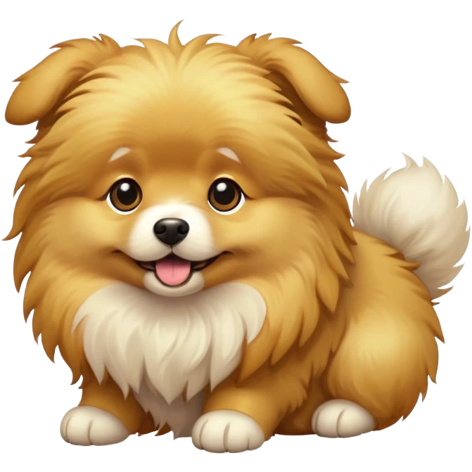 A dog emoji