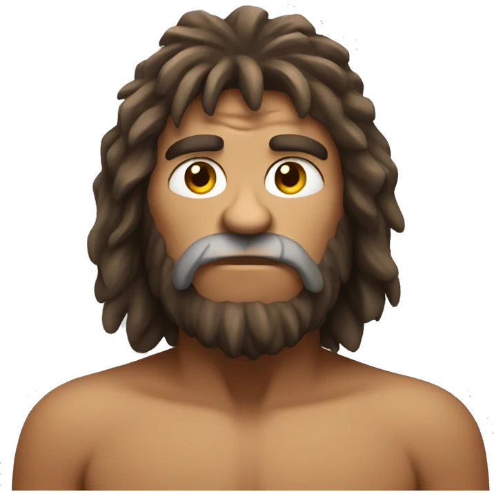 Caveman emoji. emoji