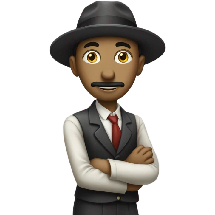 pessoa estranhaando com uma conquista emoji