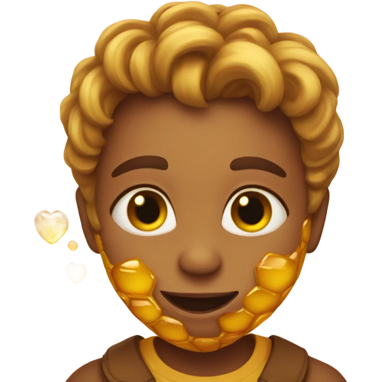 Honey heart emoji