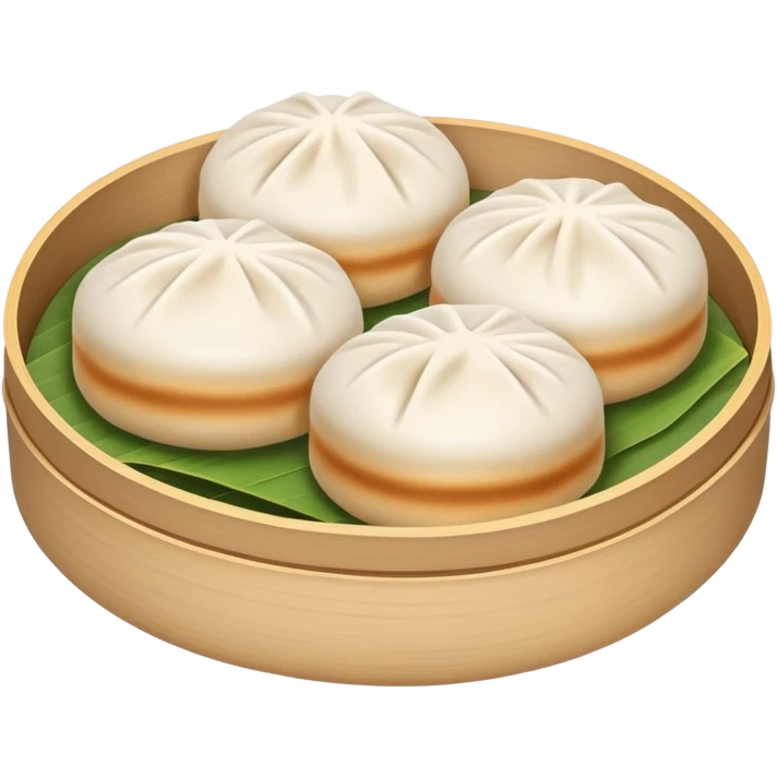 Steamed buns dim sum emoji