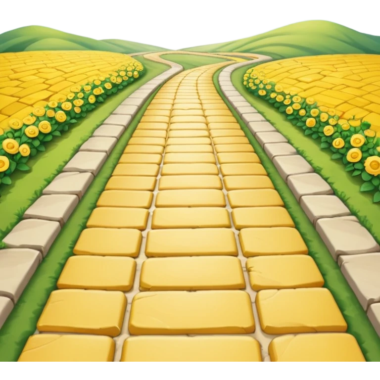 Yellow brick road emoji