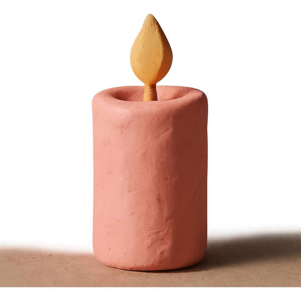 Pink candle
 emoji