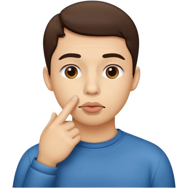 shhhhhh question mark emoji