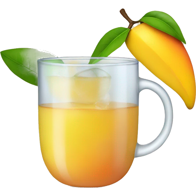 mango+tea emoji
