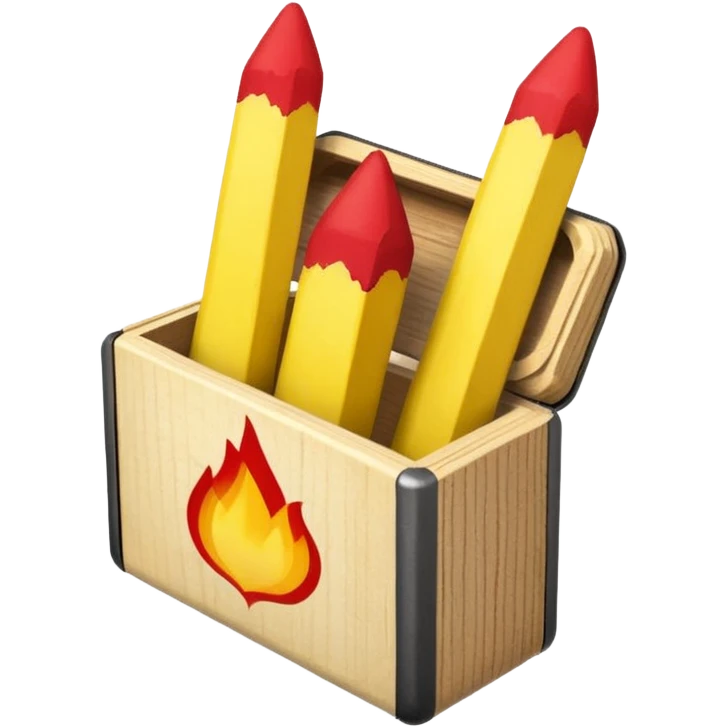 matches in matchbox emoji