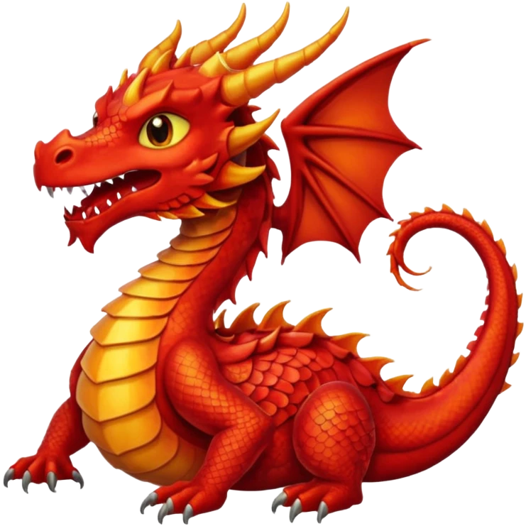 red dragon with fire







 emoji