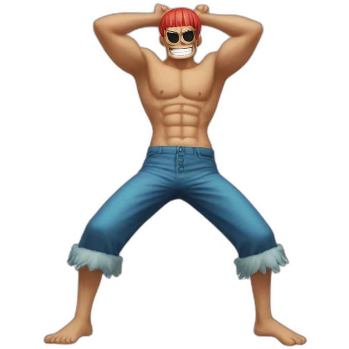 Franky One Piece Dance emoji