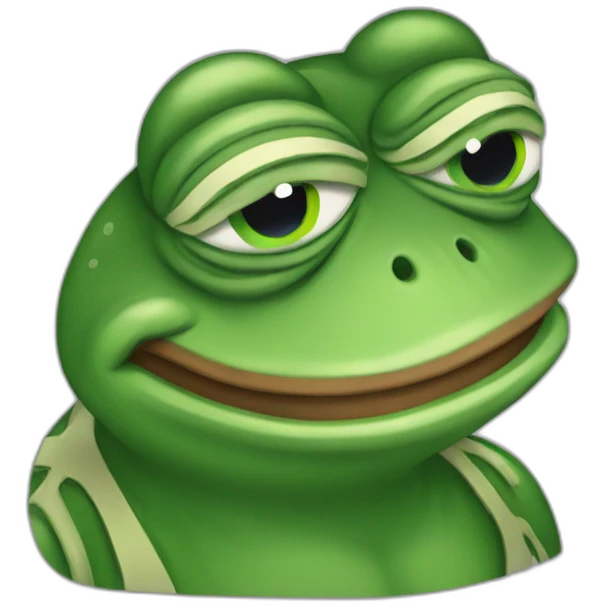 Pepe money frog emoji