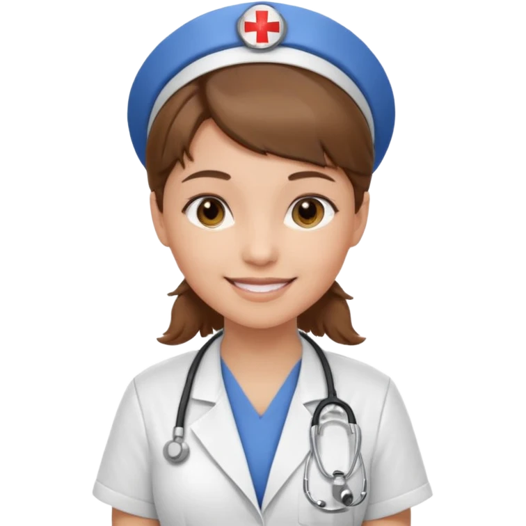 girly nurse emoji