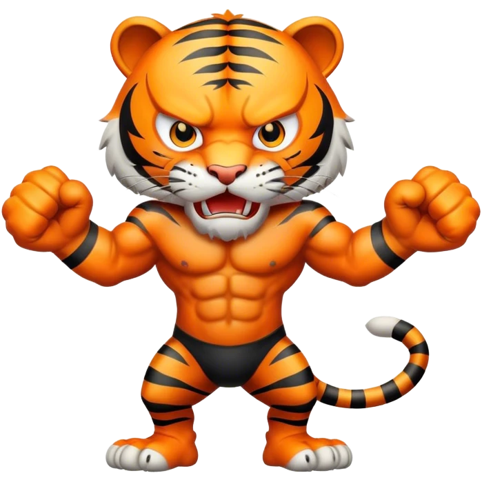 ANGRY Tiger body emoji