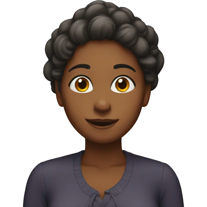 woman giving thanks emoji