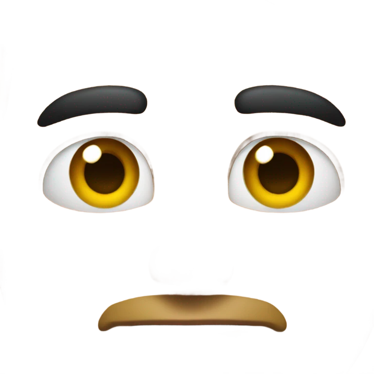 awkward stare emoji