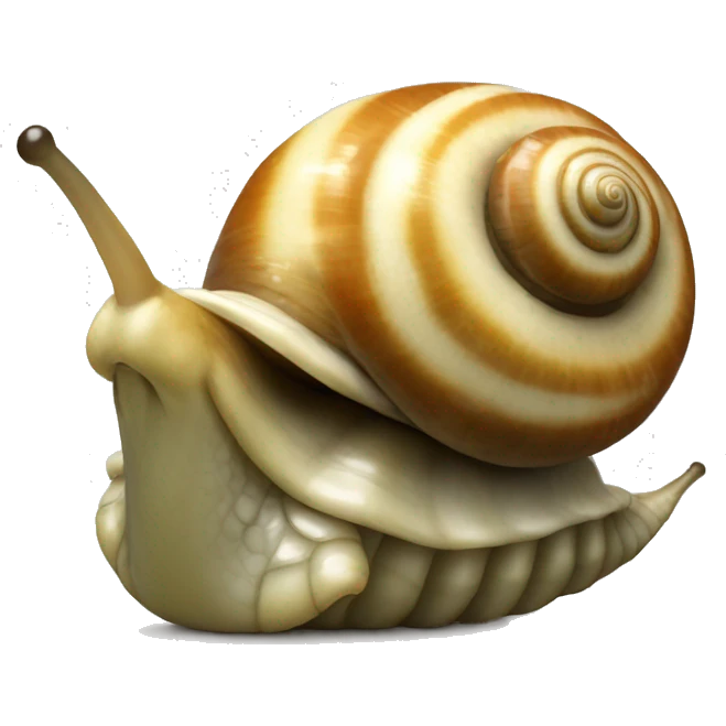 Escargot avec tête  rhinocéros emoji