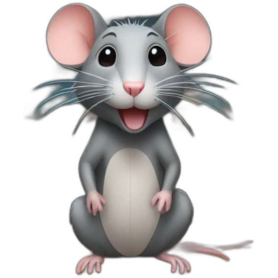 Rat in a bar emoji