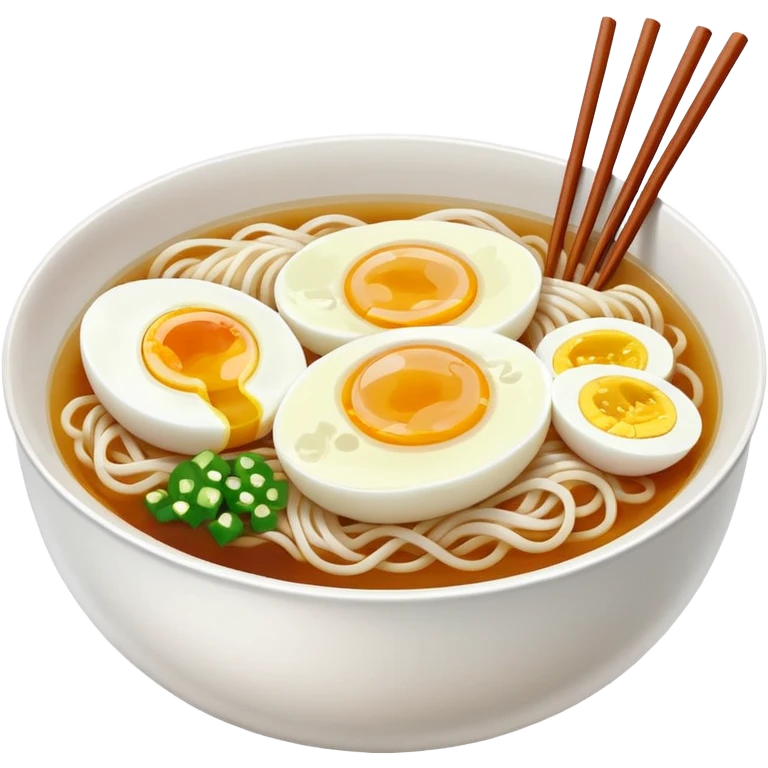 simple naengmyeon with half a boiled egg on top, no extra toppings, no chopsticks emoji