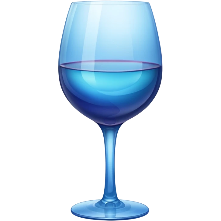 blue wine emoji
