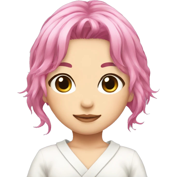 sukuna jujutsi kaisen pink hair emoji