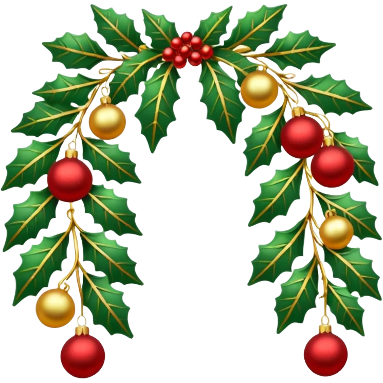 christmas garland emoji