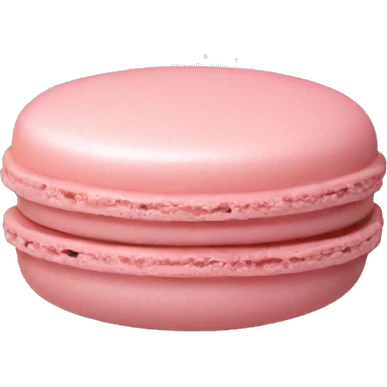 Light pink macaron emoji