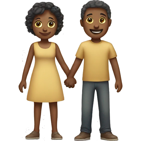 three people holding hands emoji
