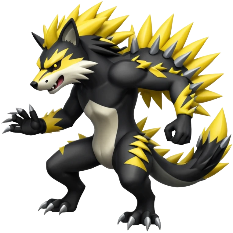 Obstagoon-Zeraora-fusion  emoji