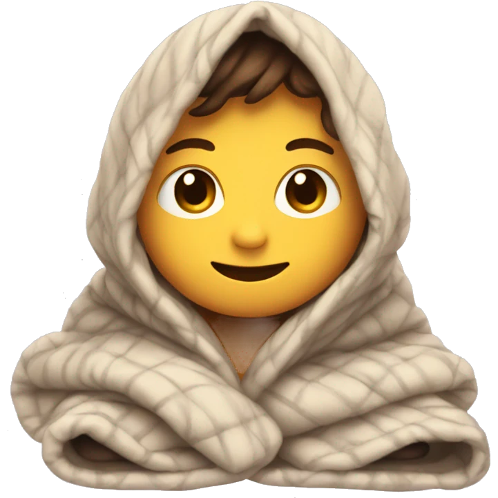 Cute blanket emoji