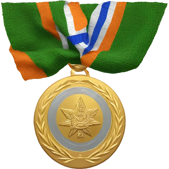 India's Military gold Medal emoji