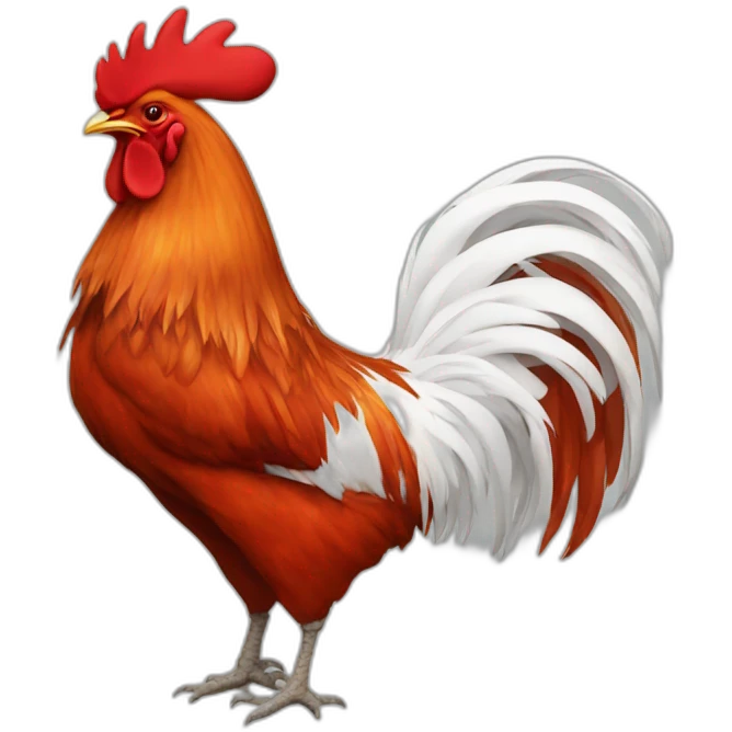 rooster-red emoji